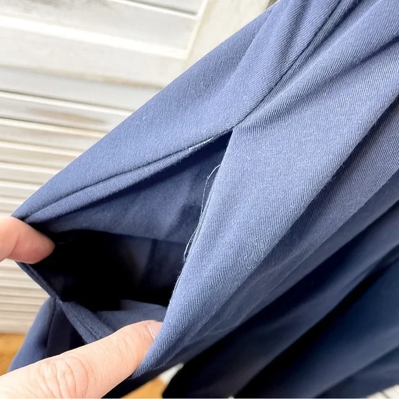 STYLEWORD | Navy Blue Sleeveless Pocket Dress - Picture 6 of 10